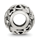 Sterling Silver Reflections CZ Letter J Bead
